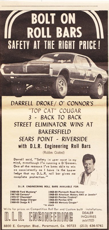 1969 Drag News Ads